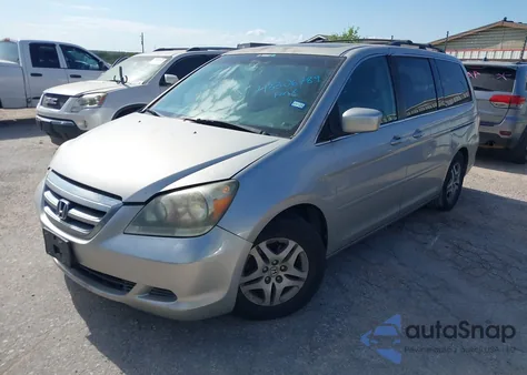 2006 Honda Odyssey Ex-L from USA, damaged, VIN 5FNRL38706B085868